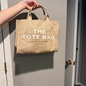 Marc Jacobs Tan Canvas Tote